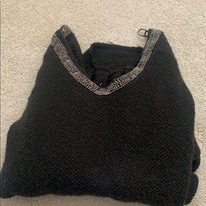 Beautiful beaded flowy sweater